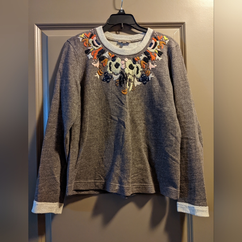 Embroidered sweater